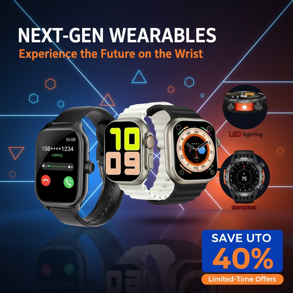 Professional Hero Banner with Real Products